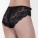 Panties female slips, black color, rr 52-54 (2xl)