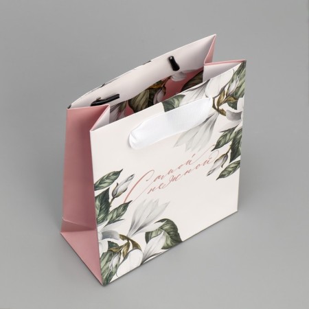 Gift laminated double -sided, packaging, “tender”, S 12 x 15 x 5.5 cm-2