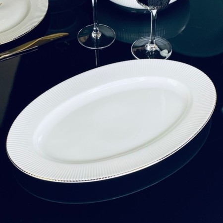 Set of dishes Lenardi Moon, oval, 30.5 cm, 2 pcs
