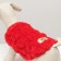 Knitted sweater, velor, size XS (DS 20, Osh 21, OG 30 cm), red