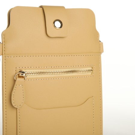 Female bag, cross-bodi, on the magnet, the color is yellow-4