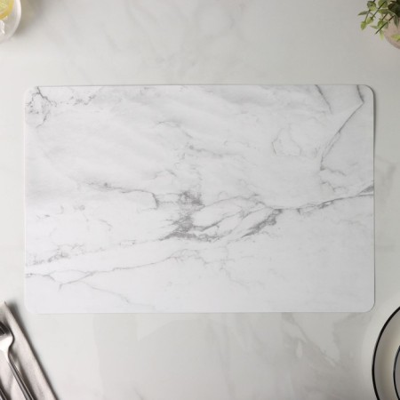 Serving napkin on the table “Marble”, 43 × 28 cm, color gray color-4