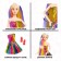 Sharnic “Rainbow Style” doll in a dress