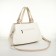 Women's bag with lightning, white color