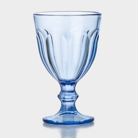 Glass glass for the wine "Roman", 240 ml, blue color