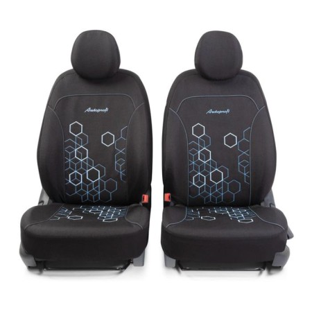 Hoologram Autorekhli, Maternonic Jacquard Material with Figure embroidery, 2 mm foam, 3D, 11 objects, 5 head restraints, 2 lightning, Airbag black and blue-1