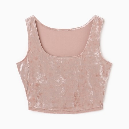 Top female kaftan "velvet", 48-50, pink-1
