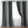 Kirsten curtain set, size 170 x 270 cm, wet asphalt / gray