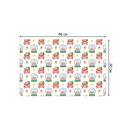 A set of napkins for setting the table "Fairytale cats", rectangular, rounded edges, size 30x46 cm, 4 pcs-2