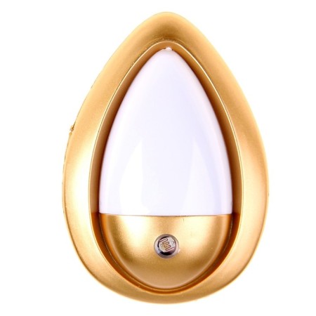 Night -bend "firefly" with a lighting sensor, 3_LED x 1 W, 10 cm (220V) gold. Risalux