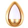 Night -bend "firefly" with a lighting sensor, 3_LED x 1 W, 10 cm (220V) gold. Risalux