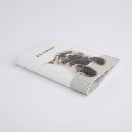 Cover for passport, white color-3