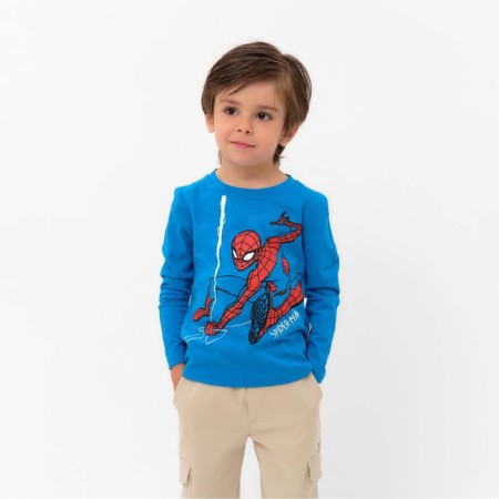 Jumper Children's Marvel "Spider-Man", height 110-116 (32), blue-4