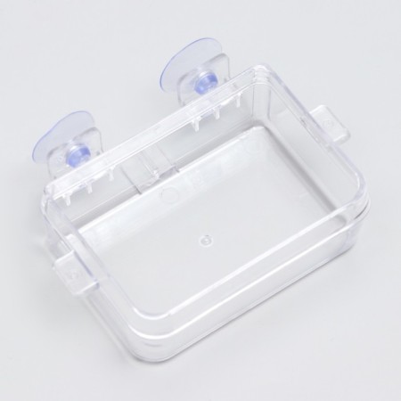 NomoyPet feeder for a terrarium on suction cups, 10 x 4 x 7.5 cm-3