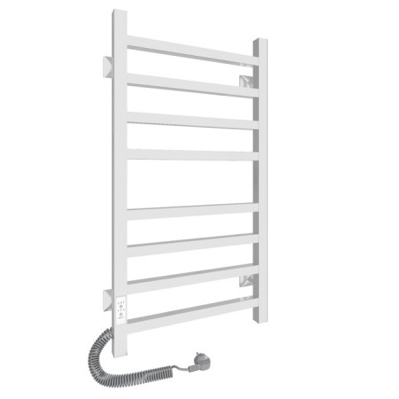 The electric heated towelputor "Sanprise" Contour P8, 400x800 mm, left/right, chrome