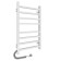 The electric heated towelputor "Sanprise" Contour P8, 400x800 mm, left/right, chrome