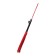 Pecado BDSM label, black handle, red whips, genuine leather