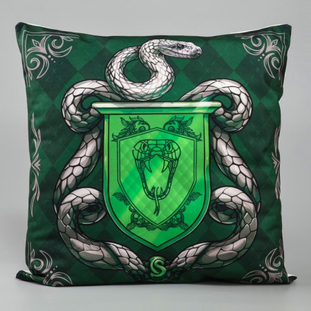 New Year! Decorative pillow "Snake with the coat of arms", 40 cm, with lightning