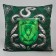 New Year! Decorative pillow "Snake with the coat of arms", 40 cm, with lightning