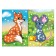 Coloring "draw with your fingers. Forest animals ", 16 pages