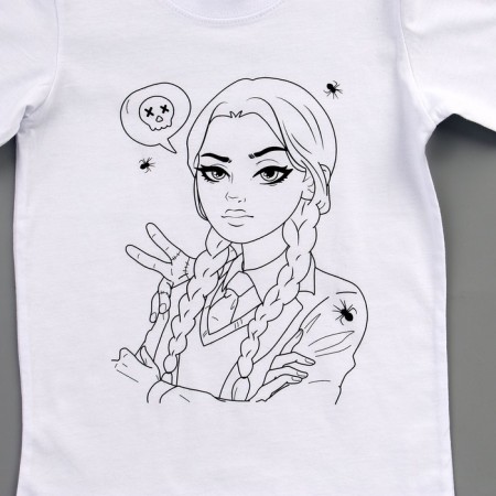 Set for creativity T-shirt-coloring "Gloomy stories", size 128-134 cm-5