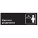 Signs "Male locker room", matte, 300 × 100 mm
