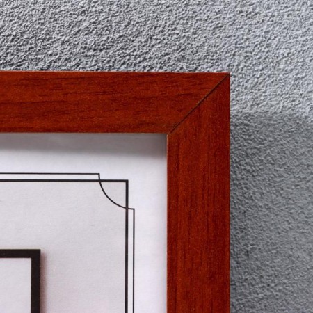 Set of photo frames MDF "OfficeSpace" 21x30 cm, 4 pcs, Italian walnut (plastic screen)-1