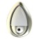 Night -bend "firefly" with a lighting sensor, 3_LED x 1 W, 10 cm (220V) silver. Risalux