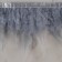 Braid with feathers of a rooster, 10-15 cm, 5 ± 0.5 m, color gray color
