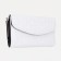 Women's wallet on magnet, white color