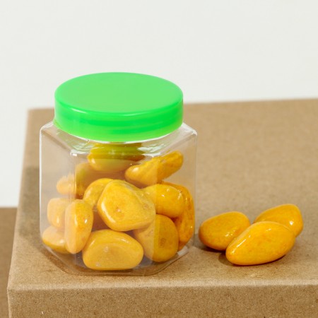 The basis for creativity and decor is a jar with a “multifaceted” lid, 5 × 4 × 4 cm, and mix-3