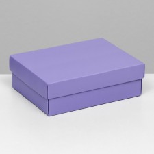 The box is folding, the lid is, lilac, 16.5 x 12.5 x 5.2 cm