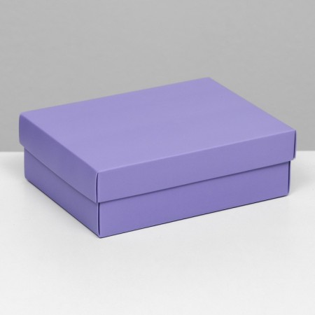 The box is folding, the lid is, lilac, 16.5 x 12.5 x 5.2 cm