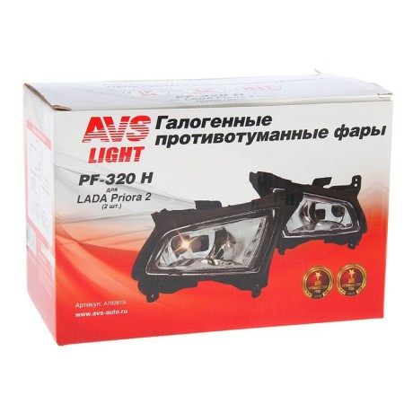 Avs PF-320H fog lights, halogen, H11, Lada Priora 2, set 2 pcs-2