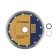 Disk diamond cutting tundra, continuous, wet cut, 150 x 22 mm