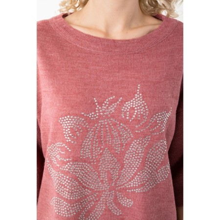 Female jumper, size 44, pink color-2