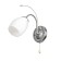 Bra "Amelia" 1x40W E27 chrome 25x11x24 cm.
