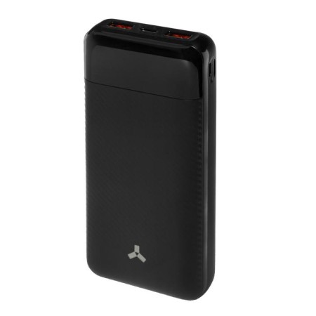 External battery AcCESSTYLE ARSENIC II 20PQD, 20,000mach, 2xUSB, Type-C, 3A, black