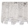 Ceiling chandelier Frostyle 6xe14 40w, size 40x40x28.5 cm, bronze color