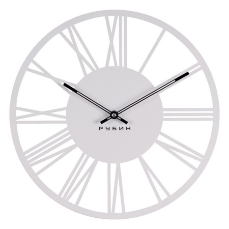 Wall clock: loft, "Rome", silent, d-35 cm