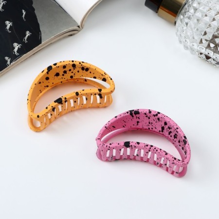 Hair crab "Florence" arc, 6.5 cm, mix-1