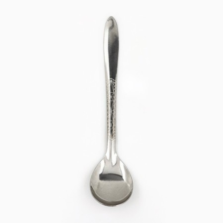 A teaspoon spoon with a mosaic application, 13.5 cm-1
