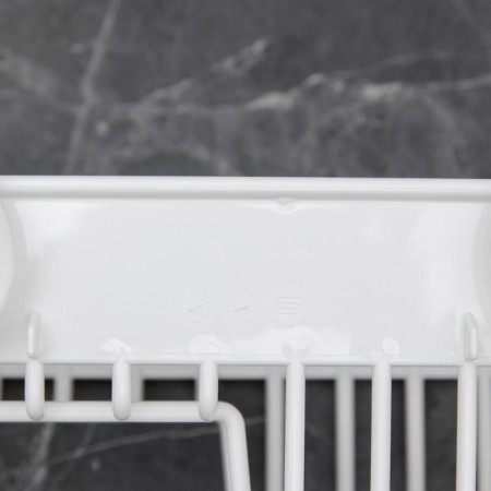 Holder suspended on the suction cups, 23.6 × 12.5 × 7.9 cm, white color-4