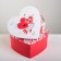 A set of boxes 3 in 1, gift packaging, “Love everywhere”, 16 x 14 x 6 cm –22 x 20 x 9 cm