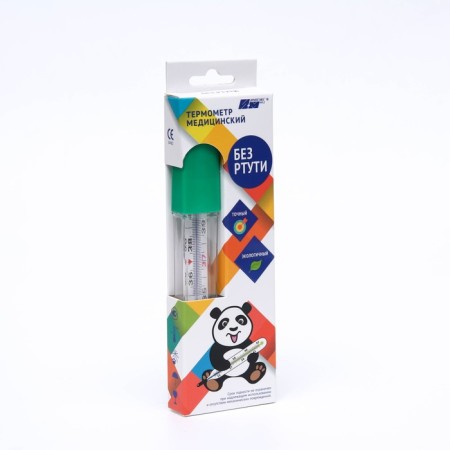 Thermometer Medical Glass Impies-Med without Mercury, plastic case