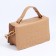 Bag Messenger with lightning, beige color