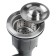 Kitchen sink Gerhans K35043, Soldeous, 500x430x220 mm, with siphon, glossy