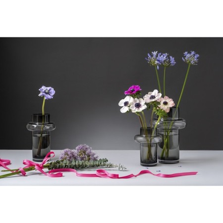 Bergenson Bjorn Vayr flower vase, 30 cm, gray color-3