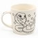 Set of mug for coloring with a Christmas tree "Snake with gifts", 300 ml