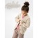 Cardigan Children's Knit, height 134 cm, milk color